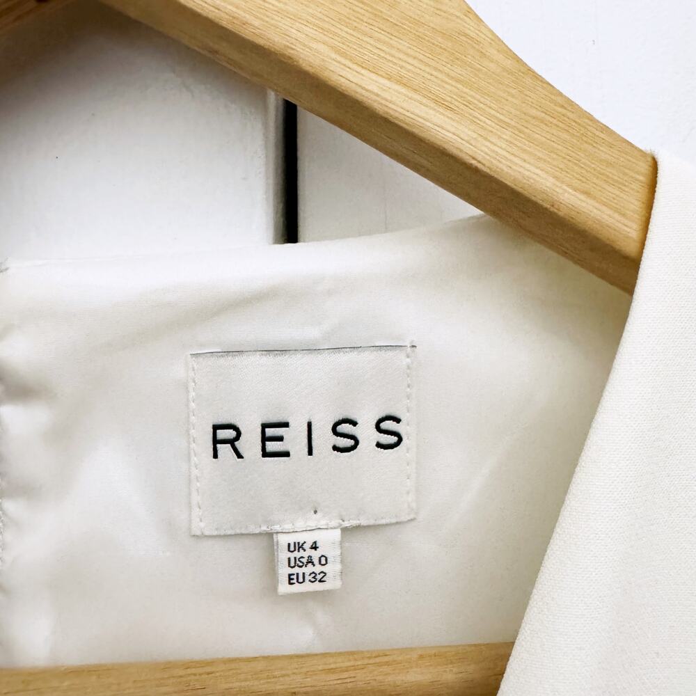 REISS Lola Quilted Fit & Flare Dress - Picture 5 of 12